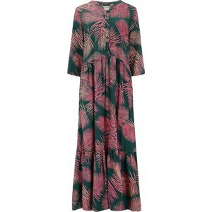 Sugarhill Brighton Košilové šaty 'Lauren' jedle / fuchsiová / světle růžová