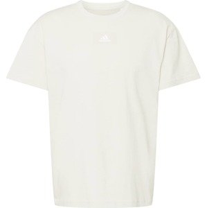 ADIDAS SPORTSWEAR Funkční tričko béžová / bílá