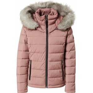 DKNY Zimní bunda šedá / růžová