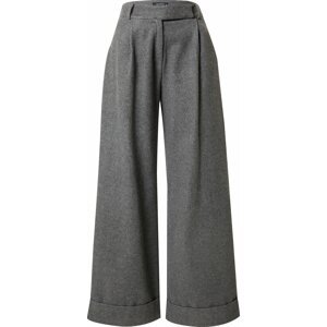 Trendyol Kalhoty se sklady v pase tmavě šedá