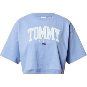Tommy Jeans Tričko světlemodrá / tmavě modrá / červená / bílá