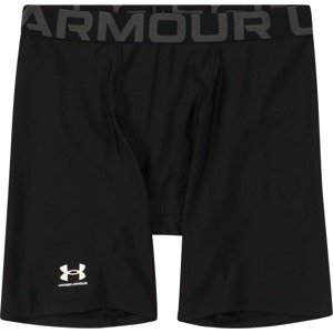 UNDER ARMOUR Sportovní kalhoty kámen / černá / bílá