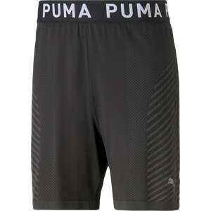 PUMA Sportovní kalhoty tmavě šedá / černá / bílá