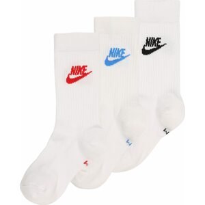 Nike Sportswear Ponožky světlemodrá / červená / černá / bílá