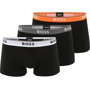 BOSS Black Boxerky šedá / oranžová / černá / bílá