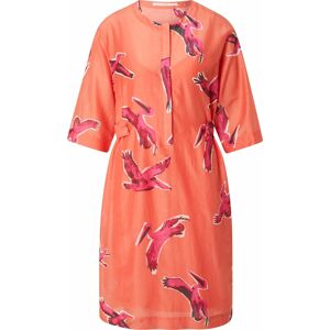 LANIUS Košilové šaty oranžová / pink / bílá