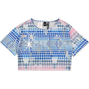 ADIDAS SPORTSWEAR Funkční tričko modrá / kouřově modrá / šedá / pink