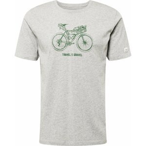 Maloja Funkční tričko 'Lagazuoi' šedý melír / tmavě zelená