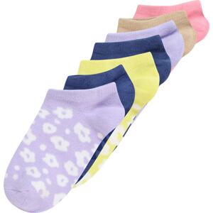 GAP Ponožky námořnická modř / žlutá / světle fialová / světle růžová