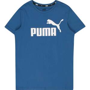 PUMA Funkční tričko královská modrá / bílá