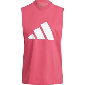 ADIDAS SPORTSWEAR Sportovní top pink / bílá
