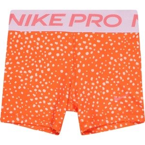 NIKE Sportovní kalhoty šeříková / oranžová / pitaya / bílá