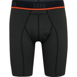 SAXX Sportovní spodní prádlo 'KINETIC' šedá / oranžově červená / černá