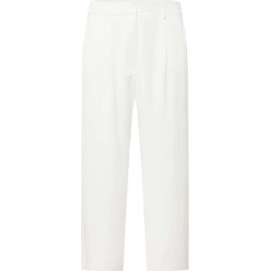Forever New Curve Kalhoty se sklady v pase 'Primrose' bílá