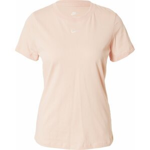 Nike Sportswear Tričko pink / bílá