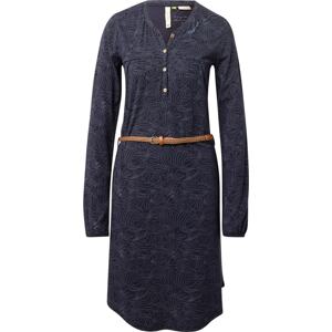 Ragwear Košilové šaty 'Zofka' námořnická modř / světlemodrá
