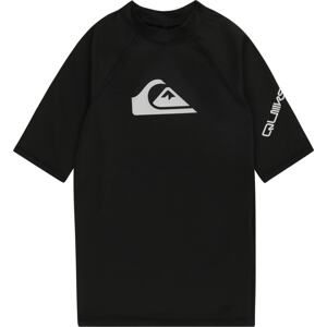 QUIKSILVER Funkční tričko 'ALL TIME' šedá / černá