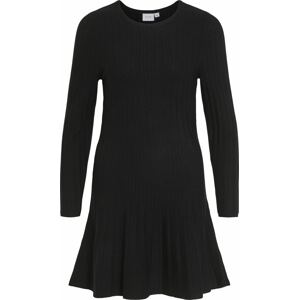VILA Úpletové šaty 'SACHIN' černá