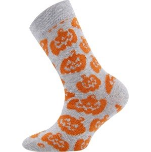 EWERS Ponožky světle šedá / oranžová