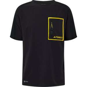 ADIDAS TERREX Funkční tričko 'National Geographic' žlutá / černá