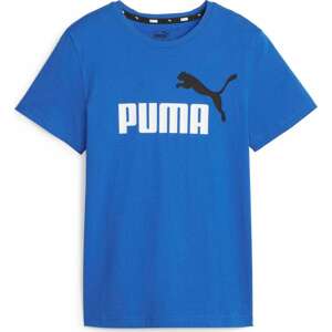 PUMA Funkční tričko modrá / černá / bílá