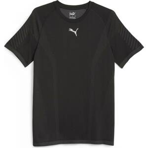 PUMA Funkční tričko šedá / černá