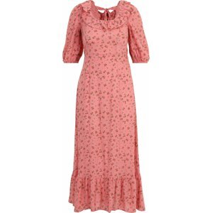 Dorothy Perkins Tall Šaty zelená / pink / tmavě červená