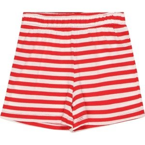 KIDS MINI GIRL Kalhoty 'May' červená / bílá