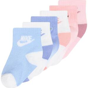 Nike Sportswear Ponožky světlemodrá / růžová / bílá