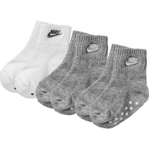 Nike Sportswear Ponožky 'CORE FUTURA' šedá / bílá