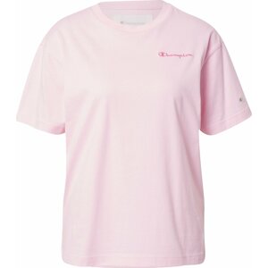 Champion Authentic Athletic Apparel Tričko pink / světle růžová