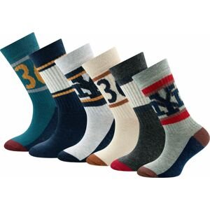 EWERS Ponožky béžová / modrá / šedá