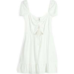 Bershka Letní šaty bílá