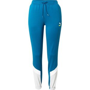 PUMA Sportovní kalhoty modrá / bílá