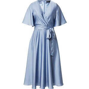 SWING Koktejlové šaty kouřově modrá