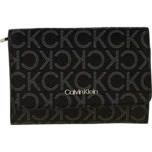 Calvin Klein Peněženka černá / bílá