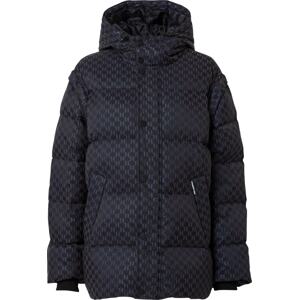 Karl Lagerfeld Zimní bunda námořnická modř / černá