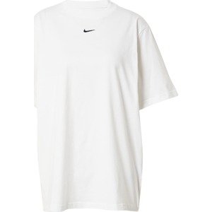 Nike Sportswear Oversized tričko černá / bílá