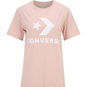 CONVERSE Tričko růžová / bílá