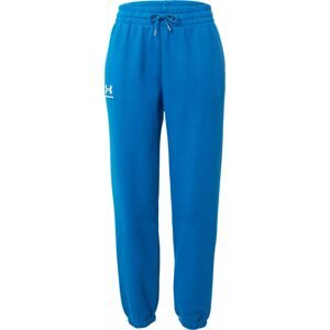 UNDER ARMOUR Sportovní kalhoty modrá / bílá