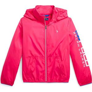 Polo Ralph Lauren Přechodná bunda 'HADLEY' modrá / pink / bílá