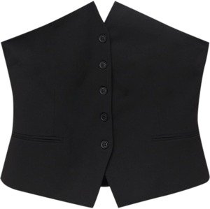 Pull&Bear Vesta k obleku černá