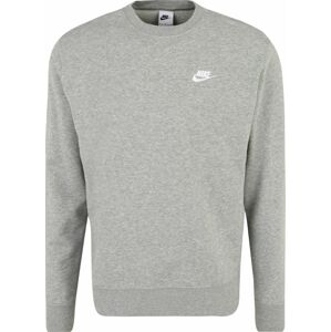 Mikina Nike Sportswear šedý melír / bílá