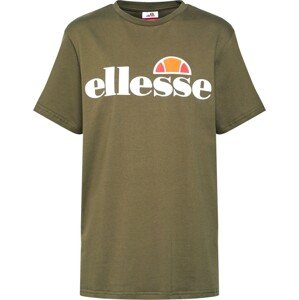 Tričko 'Albany' Ellesse khaki / oranžová / melounová / bílá