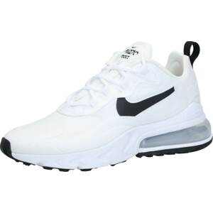 Tenisky 'Air Max 270 React' Nike Sportswear černá / stříbrná / bílá