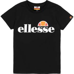 Tričko 'Malia' Ellesse oranžová / černá / bílá