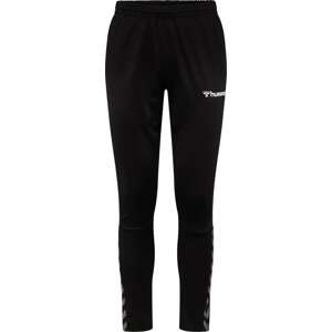 Sportovní kalhoty Hummel šedý melír / černá / bílá