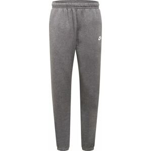 Kalhoty Nike Sportswear šedý melír / bílá
