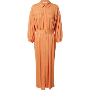 Košilové šaty 'Nina' EDITED oranžová