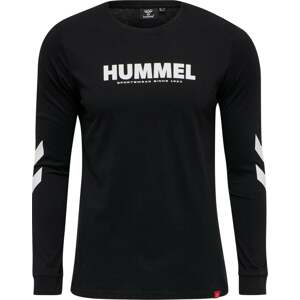 Funkční tričko 'Legacy' Hummel černá / bílá